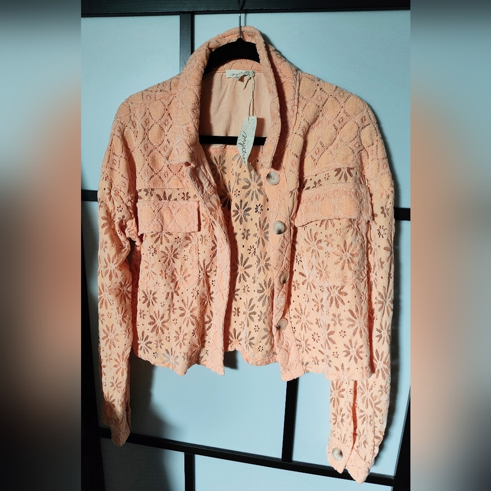 Mystree Coral Lace Women's Blazer
